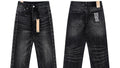 Ksubi Black Washed Straight-Leg Jeans — hero