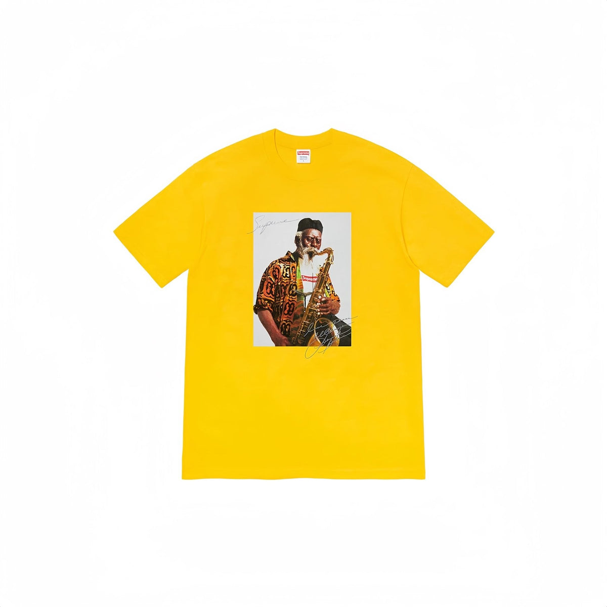 Supreme Pharoah Sanders Saxophone Graphic T-Shirt — front