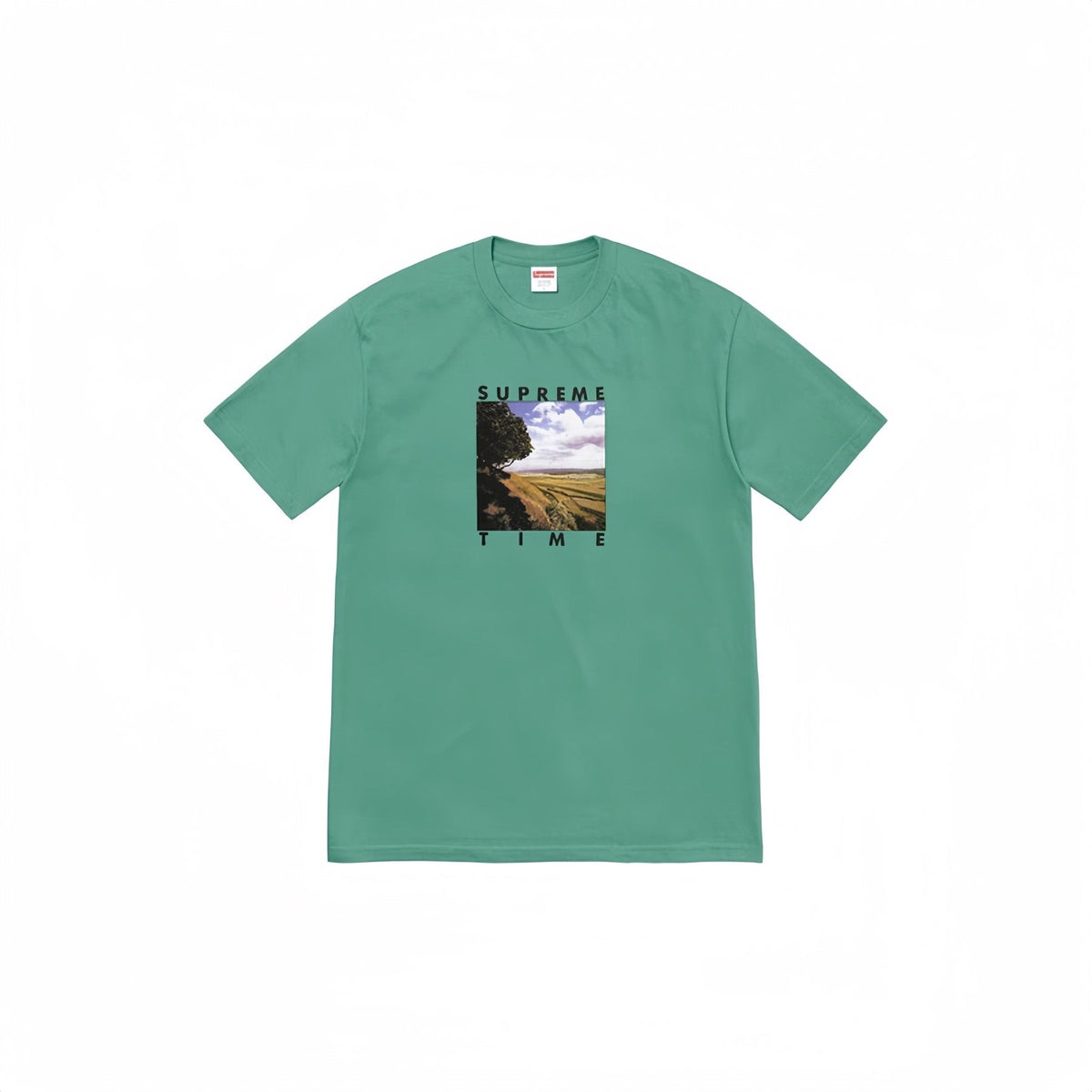 Supreme Time Landscape Graphic T-Shirt — front